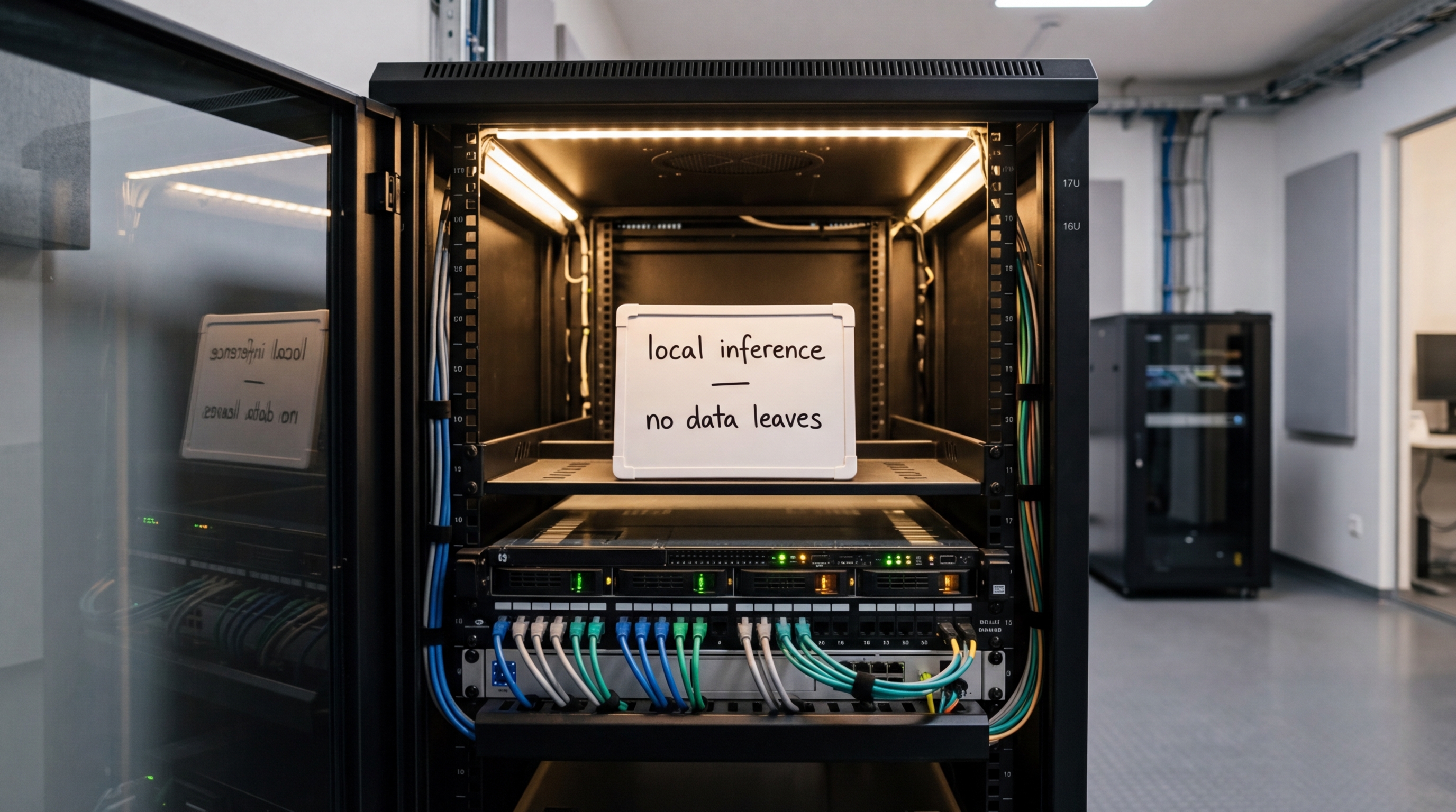 Open weights as compliance path — the architectural difference between local and cloud AI